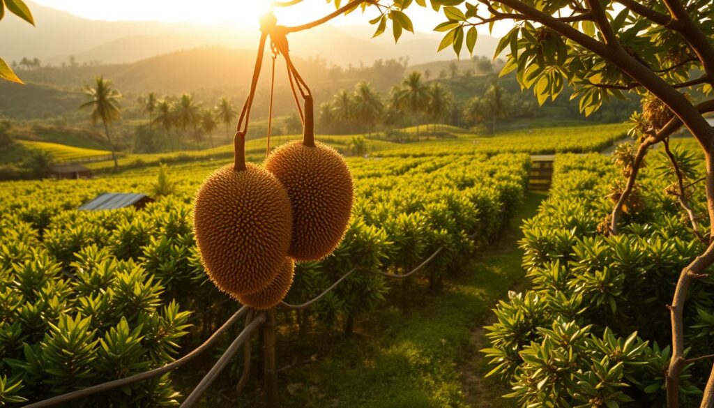 kebun durian di Jawa